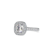 1.73 Carat Diamond 14K White Gold Engagement Ring - Fashion Strada