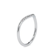 0.09 Carat Diamond 14K White Gold Ring - Fashion Strada