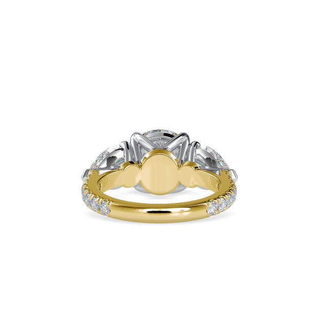 5.84 Carat Diamond 14K Yellow Gold Engagement Ring - Fashion Strada