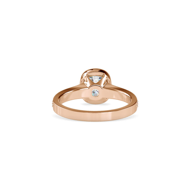 2.03 Carat Diamond 14K Rose Gold Engagement Ring - Fashion Strada
