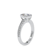 2.03 Carat Diamond 14K White Gold Engagement Ring - Fashion Strada