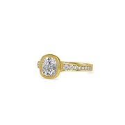2.03 Carat Diamond 14K Yellow Gold Engagement Ring - Fashion Strada