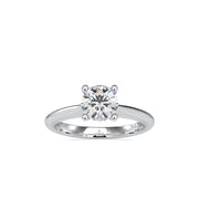 0.84 Carat Diamond 14K White Gold Engagement Ring - Fashion Strada
