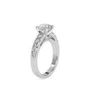 2.30 Carat Diamond 14K White Gold Engagement Ring - Fashion Strada