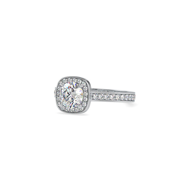 1.67 Carat Diamond 14K White Gold Engagement Ring - Fashion Strada