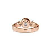 1.46 Carat Diamond 14K Rose Gold Engagement Ring - Fashion Strada