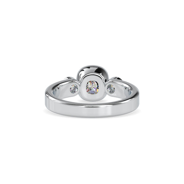 1.46 Carat Diamond 14K White Gold Engagement Ring - Fashion Strada