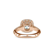 2.58 Carat Diamond 14K Rose Gold Engagement Ring - Fashion Strada