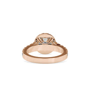 2.39 Carat Diamond 14K Rose Gold Engagement Ring - Fashion Strada