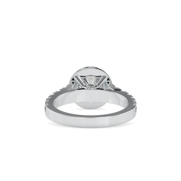 2.39 Carat Diamond 14K White Gold Engagement Ring - Fashion Strada