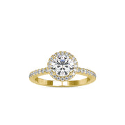 1.46 Carat Diamond 14K Yellow Gold Engagement Ring - Fashion Strada