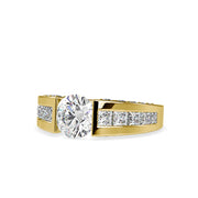 4.67 Carat Diamond 14K Yellow Gold Engagement Ring - Fashion Strada