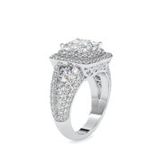 5.01 Carat Diamond 14K White Gold Engagement Ring - Fashion Strada