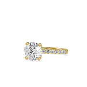2.94 Carat Diamond 14K Yellow Gold Engagement Ring - Fashion Strada