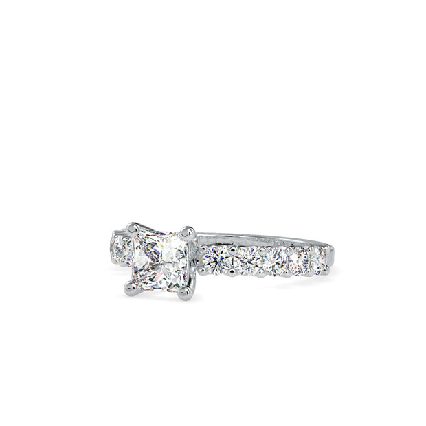 1.92 Carat Diamond 14K White Gold Engagement Ring - Fashion Strada