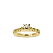 1.38 Carat Diamond 14K Yellow Gold Engagement Ring - Fashion Strada