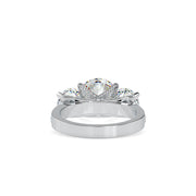 4.94 Carat Diamond 14K White Gold Engagement Ring - Fashion Strada