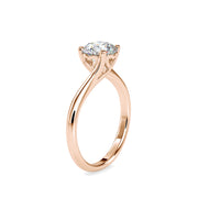 1.14 Carat Diamond 14K Rose Gold Engagement Ring - Fashion Strada