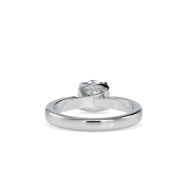 1.20 Carat Diamond 14K White Gold Engagement Ring - Fashion Strada