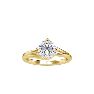 1.18 Carat Diamond 14K Yellow Gold Engagement Ring - Fashion Strada