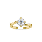 1.15 Carat Diamond 14K Yellow Gold Engagement Ring - Fashion Strada
