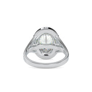 3.09 Carat Diamond 14K White Gold Engagement Ring - Fashion Strada