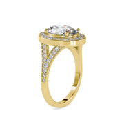 3.09 Carat Diamond 14K Yellow Gold Engagement Ring - Fashion Strada