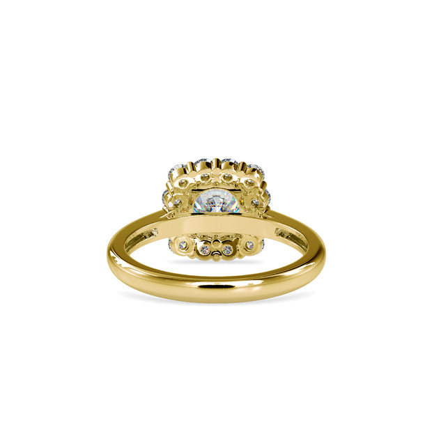 3.94 Carat Diamond 14K Yellow Gold Engagement Ring - Fashion Strada