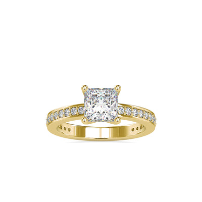 1.67 Carat Diamond 14K Yellow Gold Engagement Ring - Fashion Strada