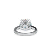 4.99 Carat Diamond 14K White Gold Engagement Ring - Fashion Strada