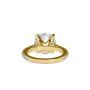 5.02 Carat Diamond 14K Yellow Gold Engagement Ring - Fashion Strada