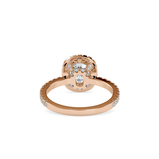 3.04 Carat Diamond 14K Rose Gold Ring - Fashion Strada