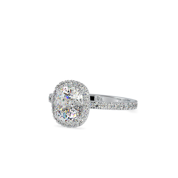 3.04 Carat Diamond 14K White Gold Ring - Fashion Strada