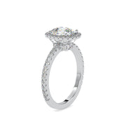 3.04 Carat Diamond 14K White Gold Ring - Fashion Strada