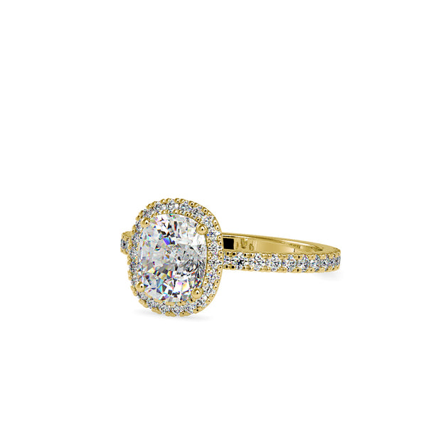 3.04 Carat Diamond 14K Yellow Gold Ring - Fashion Strada