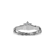 0.18 Carat Diamond 14K White Gold Engagement Ring - Fashion Strada