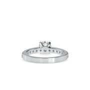 1.05 Carat Diamond 14K White Gold Engagement Ring - Fashion Strada