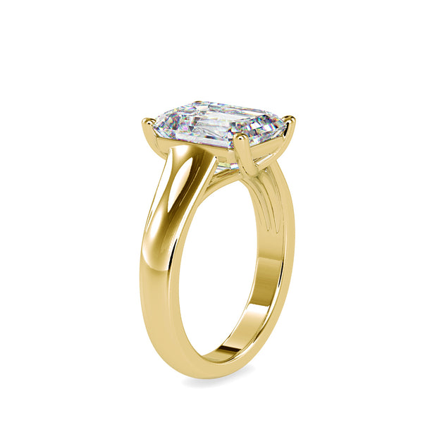 5.11 Carat Diamond 14K Yellow Gold Engagement Ring - Fashion Strada