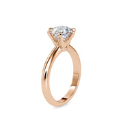 1.62 Carat Diamond 14K Rose Gold Engagement Ring - Fashion Strada