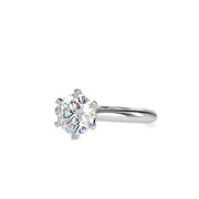 1.62 Carat Diamond 14K White Gold Engagement Ring - Fashion Strada