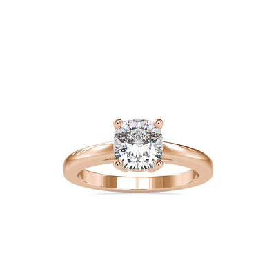 1.39 Carat Diamond 14K Rose Gold Engagement Ring - Fashion Strada
