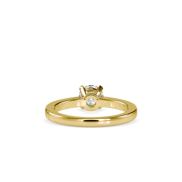 0.61 Carat Diamond 14K Yellow Gold Engagement Ring - Fashion Strada