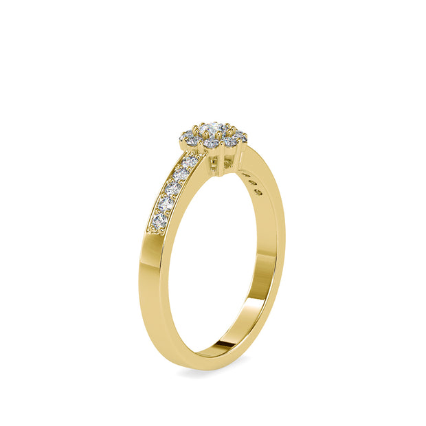 0.43 Carat Diamond 14K Yellow Gold Engagement Ring - Fashion Strada