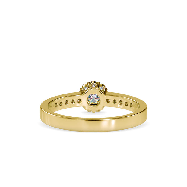 0.43 Carat Diamond 14K Yellow Gold Engagement Ring - Fashion Strada