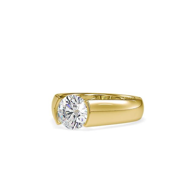 1.19 Carat Diamond 14K Yellow Gold Engagement Ring - Fashion Strada