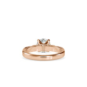 1.19 Carat Diamond 14K Rose Gold Engagement Ring - Fashion Strada