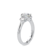 1.74 Carat Diamond 14K White Gold Engagement Ring - Fashion Strada