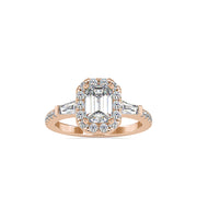 2.16 Carat Diamond 14K Rose Gold Engagement Ring - Fashion Strada