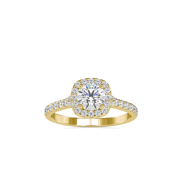 1.01 Carat Diamond 14K Yellow Gold Engagement Ring - Fashion Strada