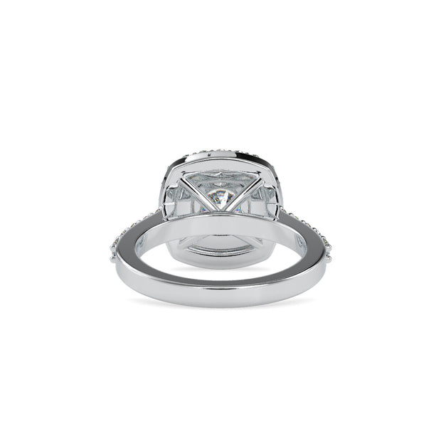 2.06 Carat Diamond 14K White Gold Engagement Ring - Fashion Strada